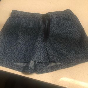 Jcrew NWT leopard denim shorts xs